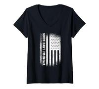Femme Désolé Je ne Peux Pas être à l'appel, opérateur de dépanneuse T-Shirt avec Col en V