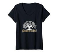 Femme Déterrer Les fouilles archéologiques de curiosité Historique passées T-Shirt avec Col en V
