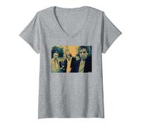 Femme Deus : Le Pire scénario du Groupe de Rock Belge Andy Willsher T-Shirt avec Col en V