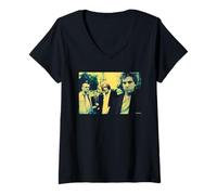 Femme Deus Worst Case Scenario Groupe de Rock Belge Andy Willsher T-Shirt avec Col en V