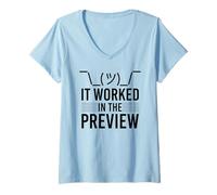 Femme Développeur d'agents d'IA Funny Vibe Coding Prompt Engineer Coder T-Shirt avec Col en V