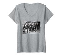 Femme Dexys Midnight Runners Come on Eileen par David Corio T-Shirt avec Col en V