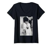 Femme Diana Ross The Supremes Love Child Promo Motown 1968 T-Shirt avec Col en V
