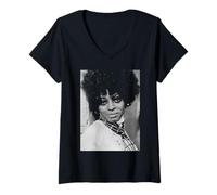 Femme Diana Ross & The Supremes Love Child Promo Motown 1968 T-Shirt avec Col en V