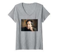 Femme Diane Lane Actrice infidèle Man of Steel Michael Grecco T-Shirt avec Col en V