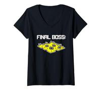 Femme Diary of a Wimpy Kid Final Boss Cheese Touch T-Shirt avec Col en V