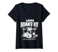 Femme Diary of a Wimpy Kid Loded Drummer Boy T-Shirt avec Col en V