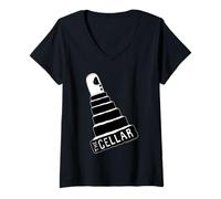 Femme Diary of a Wimpy Kid The Cellar T-Shirt avec Col en V