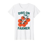 Femme Dibs on The Farmer Tomato Farm Garden Lovers T-Shirt