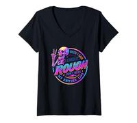 Femme Difficile, Je ne voulais Pas dire Toute ma Vie T-Shirt avec Col en V