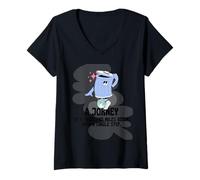 Femme Dire Cool : Un Voyage de Mille kilomètres T-Shirt avec Col en V