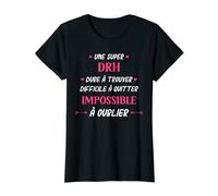 Femme Directrice ressource humaine humour femme super DRH T-Shirt
