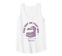 Femme Disney Alice In Wonderland Cheshire Cat Everyones Mad Débardeur