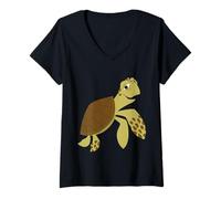 Femme Disney and Pixar’s Finding Nemo Crush The Turtle T-Shirt avec Col en V