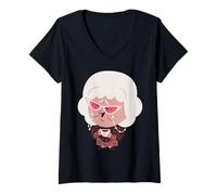 Femme Disney and Pixar’s Inside Out 2 Emotions Nostalgia Big Face T-Shirt avec Col en V