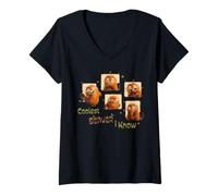 Femme Disney and Pixar's Hoppers Mabel Moods Coolest Beaver I Know T-Shirt avec Col en V