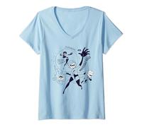 Femme Disney and Pixar's The Incredibles Elastigirl Incredible Mom T-Shirt avec Col en V