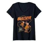 Femme Disney and Pixar's Toy Story Bullseye Saddle Up Signature T-Shirt avec Col en V