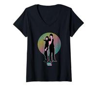 Femme Disney Camp Rock Mitchie Torres and Shane Grey T-Shirt avec Col en V