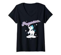 Femme Disney Hercules Baby Pegasus Starry Sky T-Shirt avec Col en V