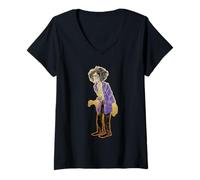 Femme Disney Hocus Pocus Billy Butcherson Zombie T-Shirt avec Col en V