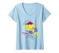 Femme Disney Ink and Paint Jiminy Cricket from Pinocchio 1940 T-Shirt avec Col en V