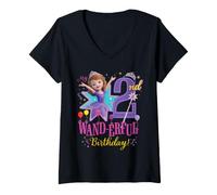 Femme Disney Jr. Sofia the First My 2nd Wand-erful Birthday Party T-Shirt avec Col en V