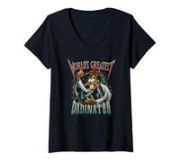 Femme Disney Phineas and Ferb Father's Day Doofenshmirtz Dadinator T-Shirt avec Col en V