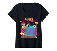 Femme Disney Pixar Toy Story 5 Always In Sync Jessie And Lilypad T-Shirt avec Col en V