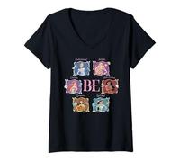 Femme Disney Princess Be Curious Adventurous Artistic & More T-Shirt avec Col en V