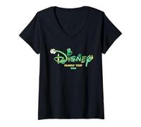 Femme Disney St. Patrick's Day Family Trip 2026 Matching Vacation T-Shirt avec Col en V