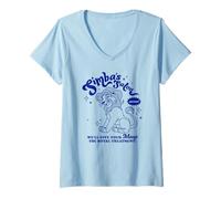 Femme Disney The Lion King Simba's Salon Royal Treatment! T-Shirt avec Col en V