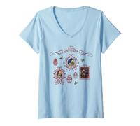 Femme Disney The Muppet Christmas Carol Holiday Coquette Frames T-Shirt avec Col en V