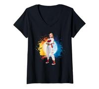 Femme Disney ZOMBIES 4 Nova Bright the Daywalker Official T-Shirt avec Col en V