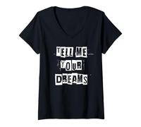 Femme Dites-Moi Vos rêves T-Shirt avec Col en V