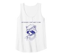 Femme Diva Raccoon est en Retard Parce Que Je ne voulais Pas Venir Débardeur