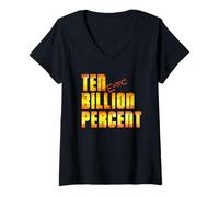 Femme Dix milliards pour Cent de scientifiques T-Shirt avec Col en V
