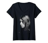 Femme DJ Aphex Twin Windowlicker Era par Andy Willsher T-Shirt avec Col en V