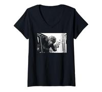 Femme Doctor Who Acteur Tom Baker en 1980 T-Shirt avec Col en V