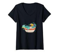 Femme Dodo Bird se déguise T-Shirt avec Col en V
