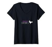 Femme Dodo disparu mais Pas oublié T-Shirt avec Col en V