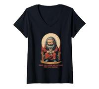 Femme Domovoi Créature Créatures Mythologiques T-Shirt avec Col en V