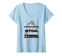 Femme Dora The Explorer Let's Stop and Think T-Shirt avec Col en V