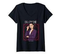 Femme Dr Orchid - Jeu d'indices T-Shirt avec Col en V