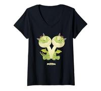 Femme DreamWorks Dragons Tiny Adventures Barf and Belch T-Shirt avec Col en V
