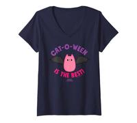 Femme DreamWorks Gabby’s Dollhouse Cat-O-Ween is The Best T-Shirt avec Col en V
