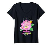 Femme DreamWorks Gabby’s Dollhouse Magical Fifth Grader T-Shirt avec Col en V