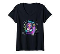 Femme DreamWorks Gabby’s Dollhouse The Movie Bubble Party T-Shirt avec Col en V