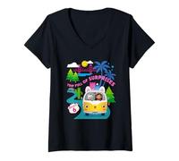 Femme DreamWorks Gabby’s Dollhouse The Movie Full of Surprises T-Shirt avec Col en V