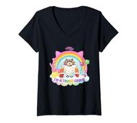 Femme DreamWorks Gabby’s Dollhouse The Movie I’m A Tough Cookie T-Shirt avec Col en V
